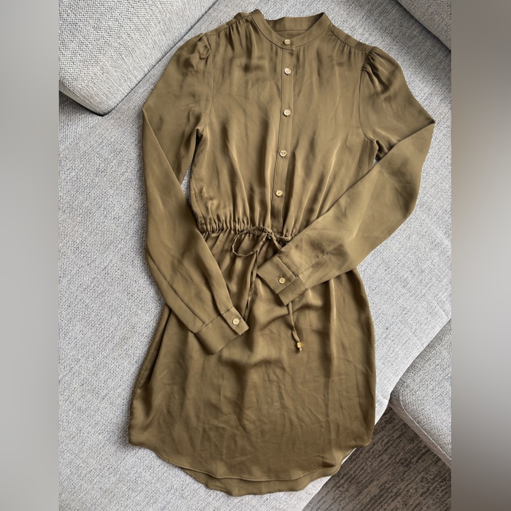 Michael Kors Silk Shirt Dress NWT